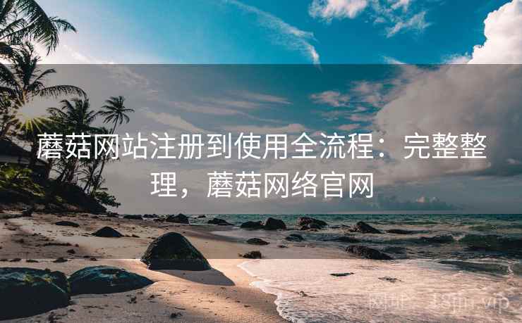 蘑菇网站注册到使用全流程：完整整理，蘑菇网络官网