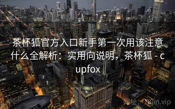 茶杯狐官方入口新手第一次用该注意什么全解析：实用向说明，茶杯狐 - cupfox