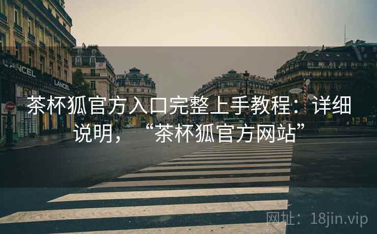 茶杯狐官方入口完整上手教程：详细说明，“茶杯狐官方网站”